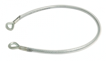 Wire cable sling with two thimbled loops - 1000mm